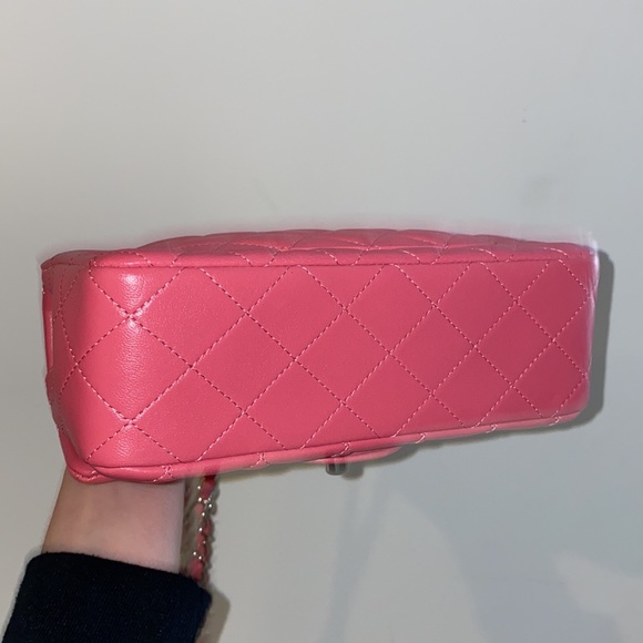 RARE Hot Pink Chanel Classic Flap Mini Bag - Picture 5 of 10